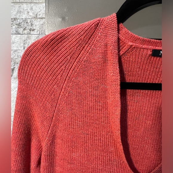 Nic and Zoe Small Petite Orange long‎ sleeve sweater - Picture 4 of 10